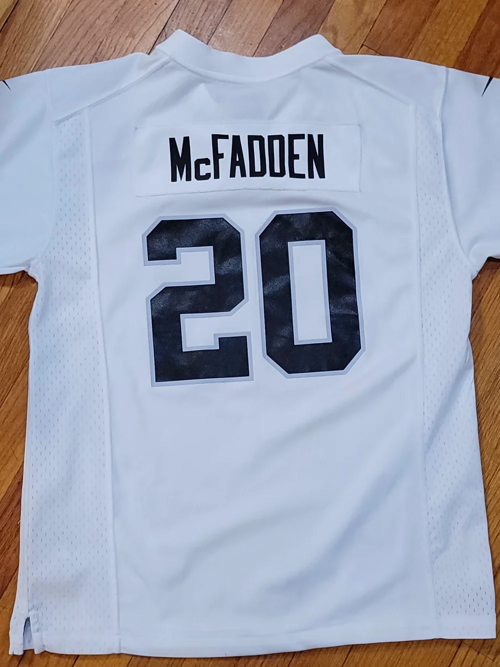 Nike White Touths NFL #20 Football Jersey